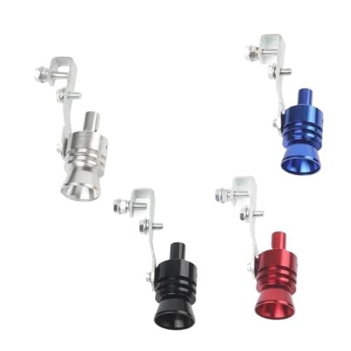 Silbato de escape universal de aluminio con simulador de sonido turbo 3