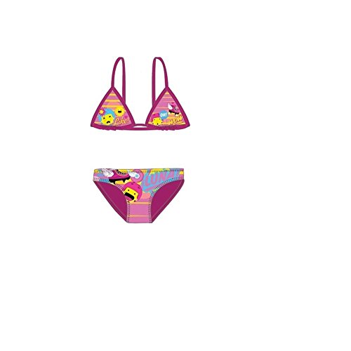 Soy Luna Maillot de Bain Bikini 2 pièces été 2017 (4 Ans, Fushia)