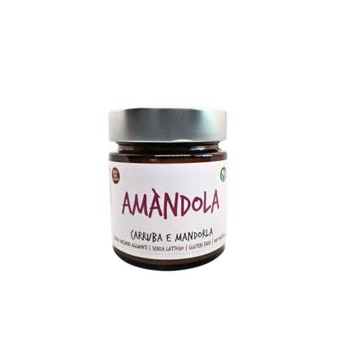 Natura Humana SRL Crema Amàndola para untar con algarroba y almendra, 200 g