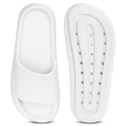 Image of Men Print Slide Flipflop Cloud, Lightweight Slip-On Comfort Slippers, Non-Slip Casual Indoor Outdoor pack of 1