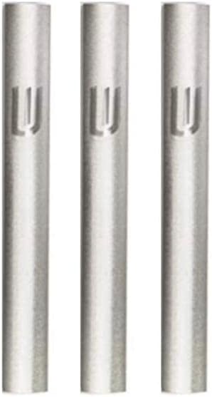 A&S Mezuzot Waterproof Mezuzah Case with Scroll for Door, Aluminum Peel & Stick Mezzuza Cover for Home Protection and Blessing (Gold, 3)