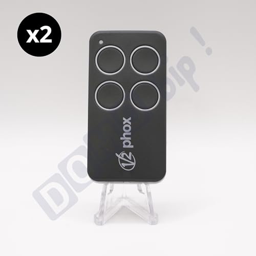 Télécommandes V2 PHOX4 Contrat 47 bip portail sécurisé rolling code 433MHz