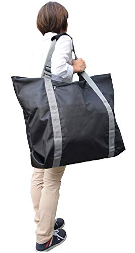 fine 旅行用品 旅行小物 ブラック 約51×51×マチ18cm すごでかトートバッグ2 FIN-734