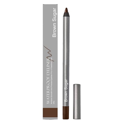 Gel Eyeliner Pen, con fórmula impermeable, 14.2 cm, revestimiento de gel a prueba de agua, delineador de ojos de larga duración, duradera, para rutina diaria de maquillaje o ocasiones especiales
