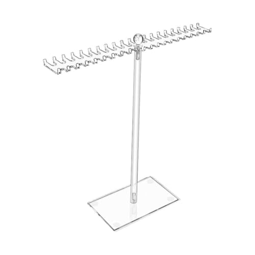 Porta Joyas, Porta Collares Organizador de Joyas,Porta Collares Acrílico, Porta Joyas Transparente para Collares, Pulseras, Anillos, Pendientes