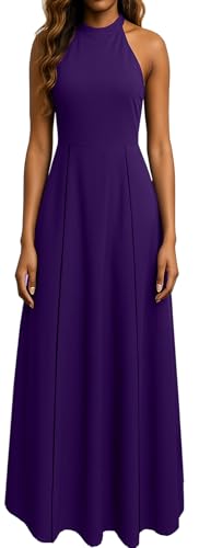 Formal Dress for Women Elegant Halter Neck High Split Wedding Guest Cocktail Party Prom Evening Long Dresses2