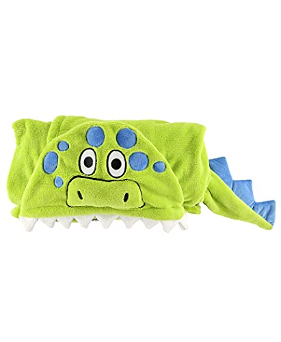 Lazy One Wearable Hooded Blanket for Kids, Animal Hooded Blanket (Dinosaur)