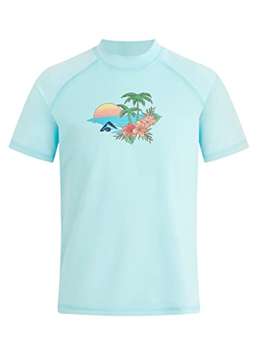 Image of Kanu Surf Girls' Karlie Rash Guard UPF 50+ Sun Protection Short Sleeve Swim Shirt