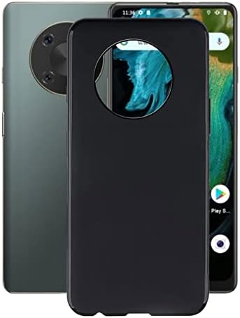 KJYF Case for Cubot Max 3, Black Shockproof Bumper Cover, 360° Drop Protection Case Full Body Ultra-Thin Soft Silicone Cover + Case for Cubot Max 3 Case 6.95 Inch - Black