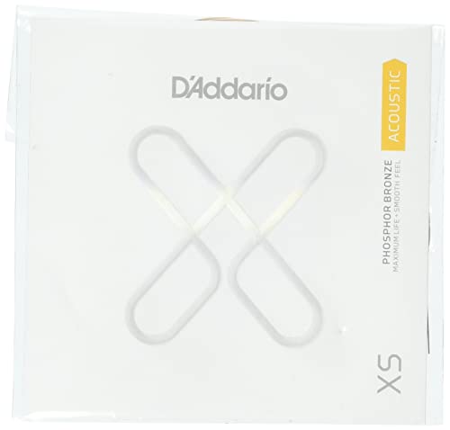 D'Addario Guitar Strings, XS Phosphor Bronze Coated Acoustic Single Guitar String