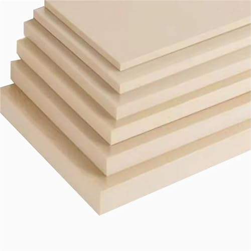1 pezzo di materiale for piastra PEEK in polietere etere chetone, piastra in plastica ingegneristica dura(50x50mm,10mm)