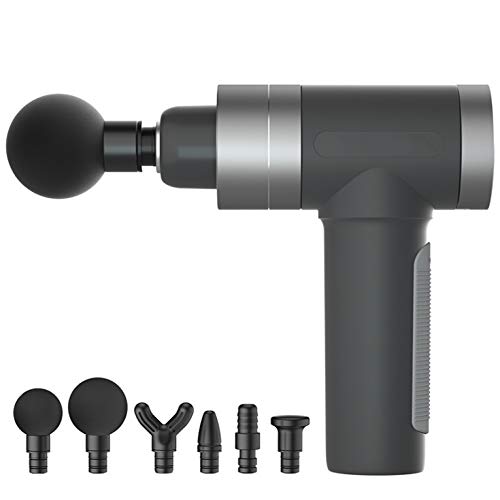 Soulager la douleur musculaire avec ce pistolet de massage gris