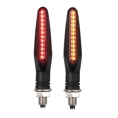 Clignotant moto LED à flux dynamique 24 LED étanche pour dirt bike