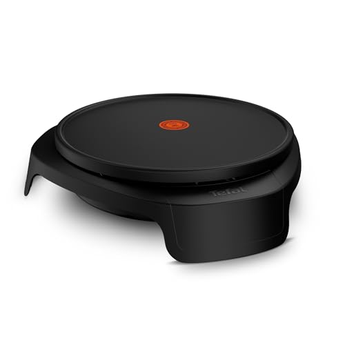 Tefal Easy Crep'Party, Appareil à crêpes, Grande plaque amovible, Noir, PY3218F0