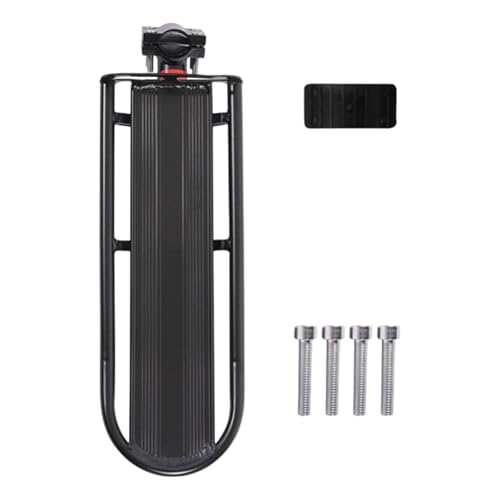 RNXRZANK Bike Rear Rack Aluminum Alloy Seatpost Luggage Mount Cargo Shelf Holder Quick Release Adjustable Support Easy Installation Suitable for Commuting