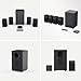 Soundbar Hisense 20015127 HT SATURN 4.1.2 Subwoofer wireless Black