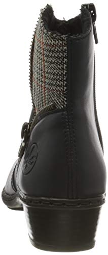 Rieker Y0770, Stivaletto Donna, Blu 14, 42 EU