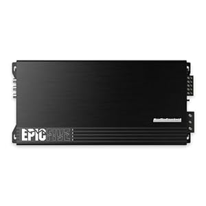 AudioControl EPICFIVE Epic Series 1100 Watt 5-Channel Car Audio Amplifier, Class D, Epic Boost, Subsonic Filter, High-Pass/Low-Pass Filters, ACR-E Remote Bass Knob, Epicenter Link