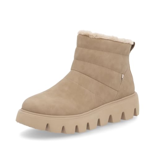 Rieker Botines clásicos para mujer, W2070, botines sueltos, Beige 20, 43 EU
