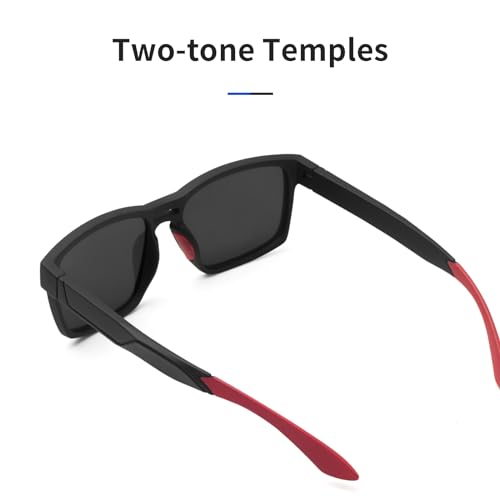 Image of Face Shadow Polarized Fishing Sunglasses for Men Lightweight Sun Glasses TR90 UV Protection for Driving Cycling Golf
