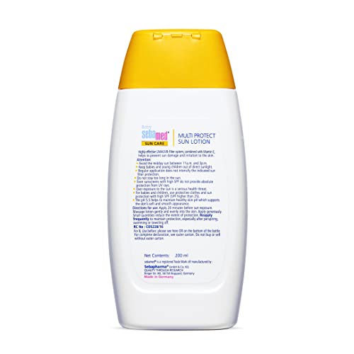 Sebamed Baby Sun Lotion|pH 5.5|Triple Protection from UV rays|Water & Sweat resistant|200 ml
