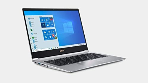 Image of acer Swift 3 14 inchFHD IPS LED Premium Laptop | Intel Core i5-8265U | Backlit Keyboard | Fingerprint Reader | Windows 10 Pro | Silver (Silver, 8GB DDR4 | 256GB SSD)