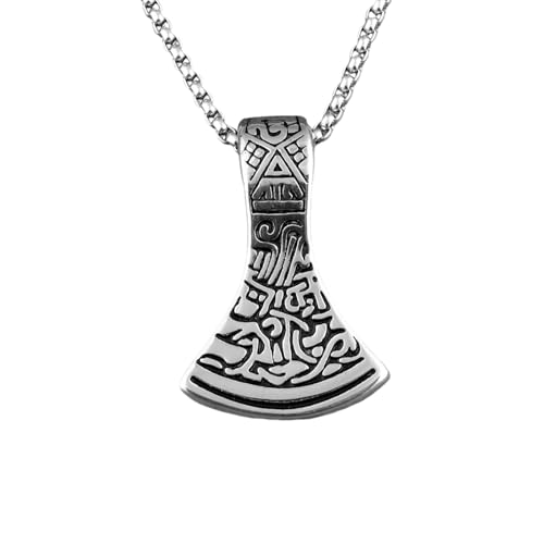 Axe of Ares - Collares largos vikingos para hombre, cadena punk para novio, joyería masculina, regalo creativo al por mayor