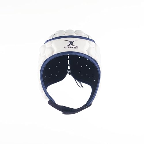 Casco Rugby Gilbert XP 250 Blanco (Headguard), Tallas Senior/Junior (M)