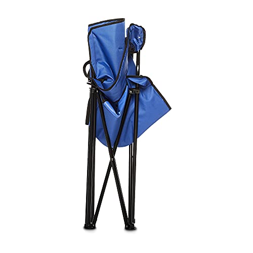 Amazon Basics Xl Folding Padded Outdoor Camping Chair With Carrying Bag - 38 X 24 X 36 Inches, Blue #TOP5