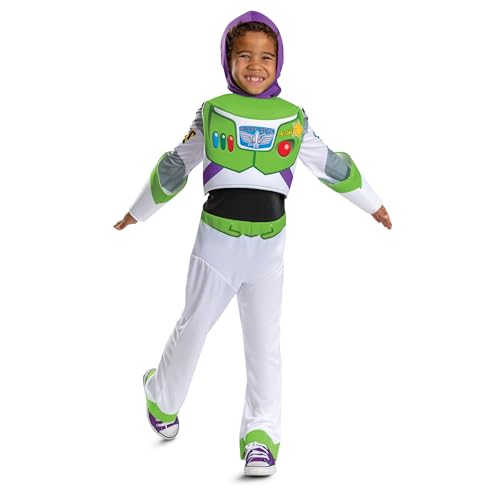 Disguise Boys' Disney Toy Story Buzz Lightyear Costume for Kids, Official Toy Story 5 Halloween Dress Up Outfit