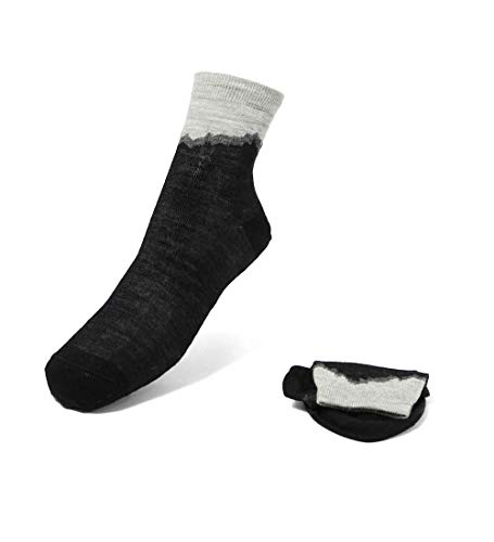 Baby Alpaca Wool Knitted Short Socks Soft And Warm One Size Two Color Design For Men Peru