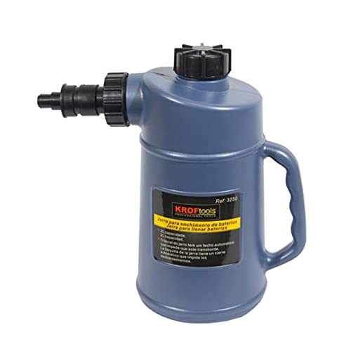 HELEVIA Bouteille De Remplissage De BATTERIE De 2 Litres, JUG