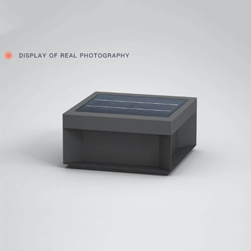 Lampe de pilier extérieure solaire IP65 imperméable LED deck - 4