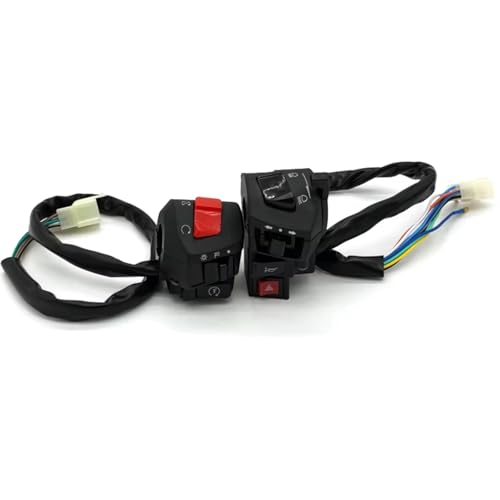 Bouton de commande de démarrage électrique moto 22mm commodo klaxon phare
