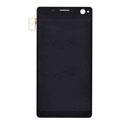 Image of LCD Screen Display with Digitizer Touch Panel Without Bezel Frame Compatible with Sony Xperia C4 E5303 E5306 E5353(Black)
