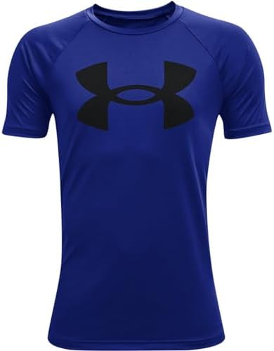 Under Armour Boys' Tech Hybrid Printed Fill Short-Sleeve T-Shirt
