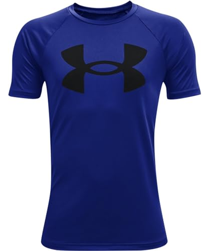 Under Armour Boys' Tech Hybrid Printed Fill Short-Sleeve T-Shirt
