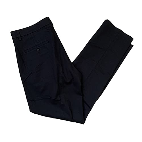 Haggar Men's Straight Fit Premium No Iron Pant (Black, 34W x 32L)