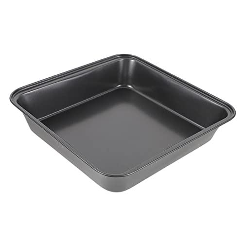 COLLBATH Plato para Hornear Pasteles Sartenes para Horno Tostador Asado Bandeja para Hornear Cuadrada Lata De Pastel Cuadrada Sartén para Verduras Cesta Junquillo No Fritura Acero Carbono
