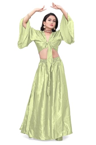 Ensemble jupe circulaire en satin S76 : la coupe fluide anti-complexes