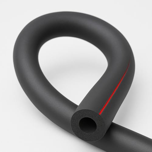 Pipe Insulation Tube 15mm Bore 9mm Wall x 2m – Flexible Self-Seal Foam Lagging with self Seal Slit | Closed Cell Thermal Cladding for Hot & Cold Pipes | HVAC & Plumbing Use