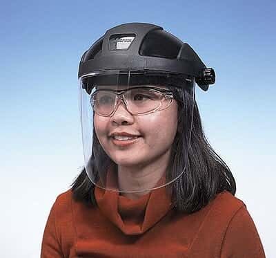 Sellstrom Faceshield with Headgear, Clear PC Shield