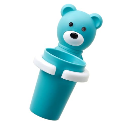 IWOWHERO Soporte de Pared Cepillos de Organizador Autoadhesivo de Dibujos Animados Enjuague Bucal y Cepillos Baños Infantiles