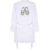Hecho de algodón 100% suave Azeeda Grande \'Prismáticos\' Bata de Vestir para Adultos/Vestido (RO00001983)