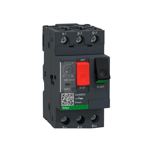 Disyuntor térmico GV2 GV2-ME03 para evitar motores quemados por sobrecarga de corriente 2
