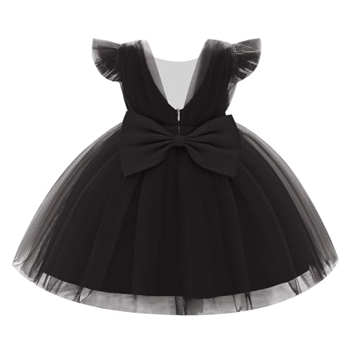 IBAKOM Baby Girl Flutter Sleeve Birthday Dress