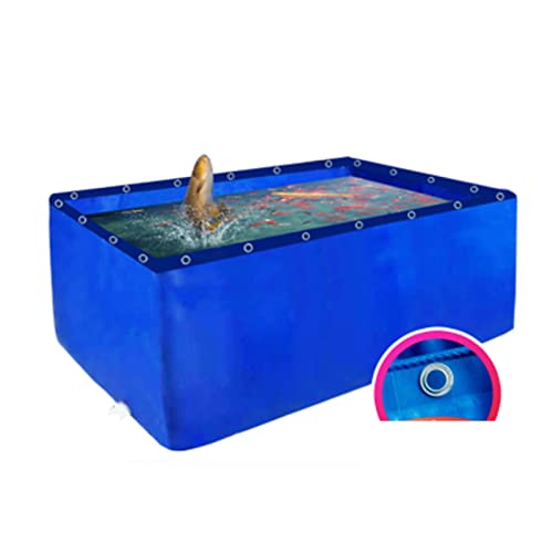 Bâche imperméable pour piscine hors sol pliable et ultra résistante couleur bleue
