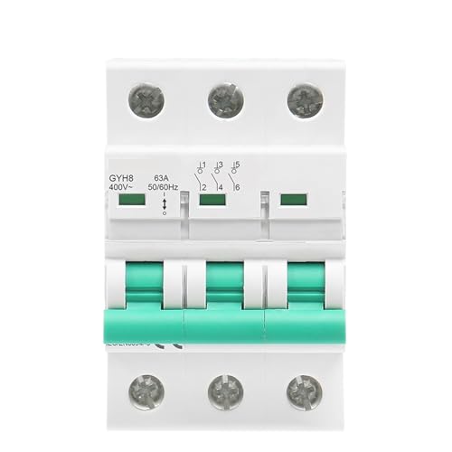 Disjoncteur interrupteur principal triphasé GYH8 3 pôles pour réseau 400V