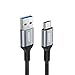 Produktbild AUKEY USB C 3.0 Kabel auf USB A [1m x 1] USB Typ C Ladekabel für Typ C Geräte wie Samsung Galaxy S9 / Note 8 / S8+ / S8, Huawei P10 P9, OnePlus 3/2, Sony Xperia XZ, ChromeBook Pixel usw. - Schwarz (1m)