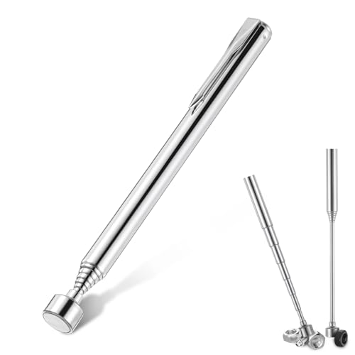 Gjinxi 2 Pcs Magnetic Pickup Tool Telescopic 3.5lbs Magnetic Grabber Reacher Tools Extendable 5.28